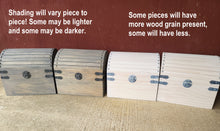 Load image into Gallery viewer, Personalized Wooden Cards Chest with Slot and Lock