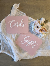 Load image into Gallery viewer, Cards and Gifts Sign Set

