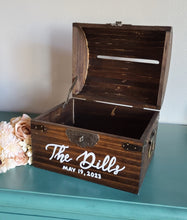 Load image into Gallery viewer, Personalized Wedding Gift Trunk
