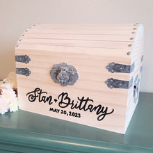 Load image into Gallery viewer, Personalized Wedding Gift Trunk