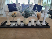 Load image into Gallery viewer, Wooden Ottoman Tray - Coffee Station Tray - Serving Platter