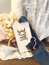 Load image into Gallery viewer, Personalized Wooden Easter Basket Tag