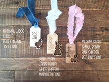Load image into Gallery viewer, Personalized Wooden Easter Basket Tag