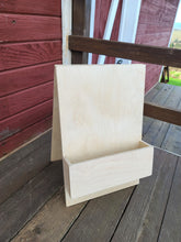 Load image into Gallery viewer, Wooden Flower Box Welcome Sign- BLANK DIY Version