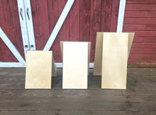 Load image into Gallery viewer, Wooden Flower Box Welcome Sign- BLANK DIY Version