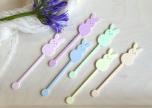 Load image into Gallery viewer, Easter Peep Cocktail Drink Stirrers