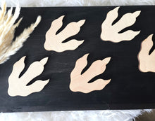 Load image into Gallery viewer, Wood Dinosaur T Rex Tracks