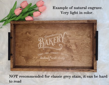 Load image into Gallery viewer, Personalized Engraved Serving Tray