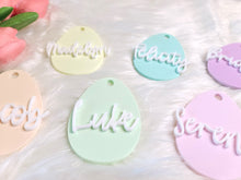 Load image into Gallery viewer, Personalized Easter Basket Egg Tag