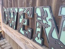 Load image into Gallery viewer, Wooden Dinosaur Name Letters