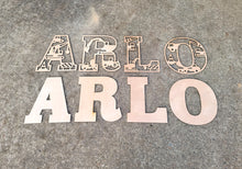 Load image into Gallery viewer, Construction Nursery Name Letters