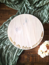Load image into Gallery viewer, Personalized Round Wooden Cake Stand (3 Sizes!)