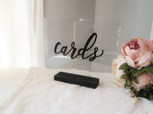 Load image into Gallery viewer, Cards and Gifts Sign Set