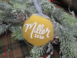 Personalized Acrylic Christmas Ornament