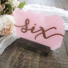 Load image into Gallery viewer, Acrylic Table Numbers