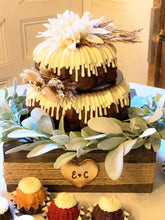 Load image into Gallery viewer, Rustic Twine Wrapped Cake Stand