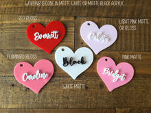 Load image into Gallery viewer, Valentines Day Heart Name Tag
