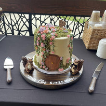 Load image into Gallery viewer, Personalized 17-18" Round Wedding Cake Stand