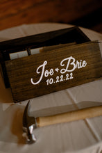 Load image into Gallery viewer, Time Capsule Box - Wood Wine Box - Personalized Gift