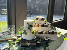 Load image into Gallery viewer, Three Tiered Wooden Cupcake Stand