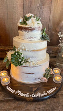 Load image into Gallery viewer, Personalized 17-18" Round Wedding Cake Stand