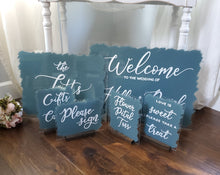 Load image into Gallery viewer, Customize your acrylic sign - Acrylic sign wedding package - Perryhill Rustics