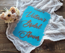 Load image into Gallery viewer, Personalized Acrylic Bridal Shower Welcome Sign