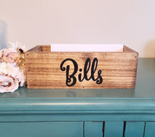 Load image into Gallery viewer, Wooden Bills Organizer