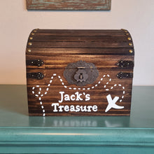 Load image into Gallery viewer, Wooden Treasure Chest
