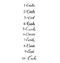 Load image into Gallery viewer, card box font options for Perryhill Rustics
