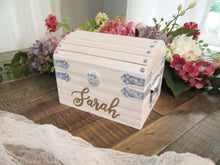 Load image into Gallery viewer, Wooden kids keepsake trunk by Perryhill Rustics