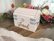 Load image into Gallery viewer, Wooden kids keepsake trunk by Perryhill Rustics