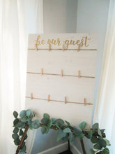 Load image into Gallery viewer, Wooden Seating Chart Sign