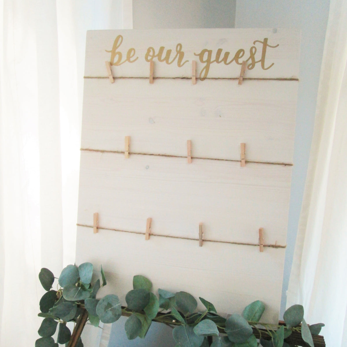 Be Our Guest Seating Chart Sign - Wood Wedding Signs by Perryhill