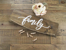 Load image into Gallery viewer, Rustic wooden family sign by Perryhill Rustics