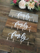 Load image into Gallery viewer, Rustic wooden family sign by Perryhill Rustics