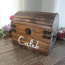 Load image into Gallery viewer, Wooden kids keepsake trunk by Perryhill Rustics