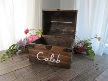 Load image into Gallery viewer, Wooden Keepsake Chest