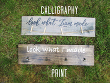 Load image into Gallery viewer, Artwork hanging sign by perryhill rustics, print or calligraphy choices
