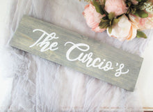 Load image into Gallery viewer, Personalized Last Name Sign