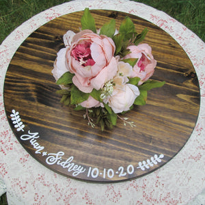 18" round cake stand by Perryhill Rustics