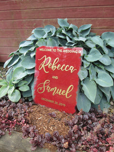 Personalized Acrylic Welcome Sign