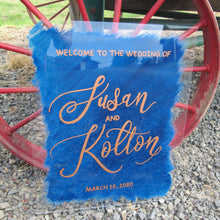 Load image into Gallery viewer, Personalized Acrylic Welcome Sign