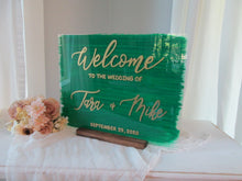 Load image into Gallery viewer, Acrylic Wedding Welcome Sign