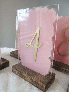 Numeric Acrylic Table Number