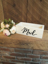 Load image into Gallery viewer, Rustic wooden mail organizer and storage by Perryhill Rustics