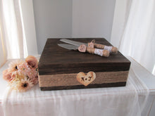 Load image into Gallery viewer, Personalized Wedding Decor Package- Includes Cake stand, Glass and Cake Knife Set