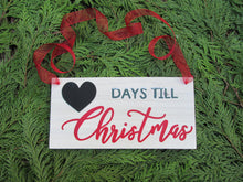 Load image into Gallery viewer, Christmas countdown sign by Perryhill Rustics