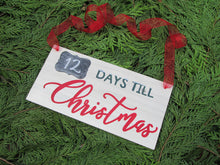 Load image into Gallery viewer, Christmas countdown sign by Perryhill Rustics