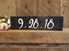 Load image into Gallery viewer, Wooden Save the Date Sign by Perryhill Rustics
